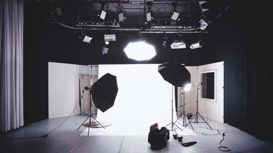 Professional Video Production Studio Setup Wallpaper