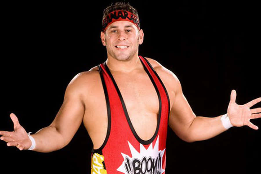 Professional Wrestlerin Action Pose Wallpaper