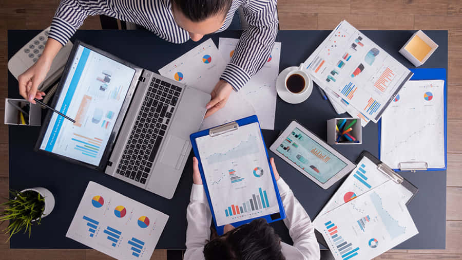 Project Management Charts And Graphs Wallpaper