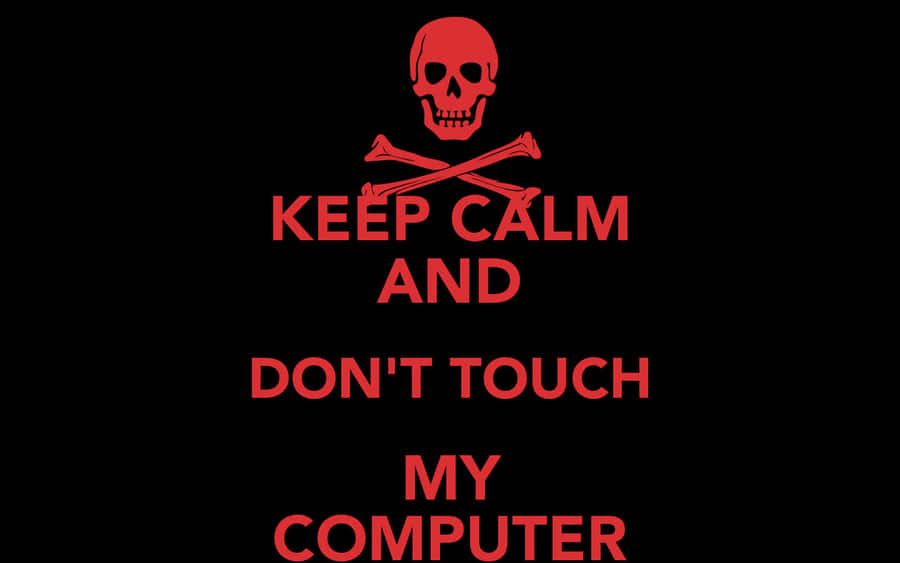 Protect My Laptop From Unwelcome Intrusions. Wallpaper