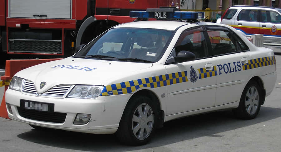 Proton Waja Police Car Malaysia Wallpaper