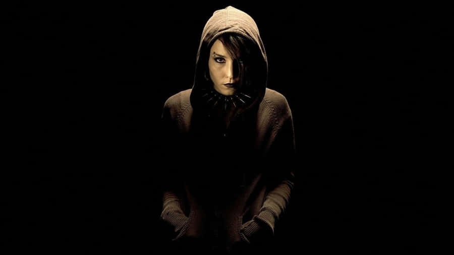 Provocative Woman In The Dark Wallpaper