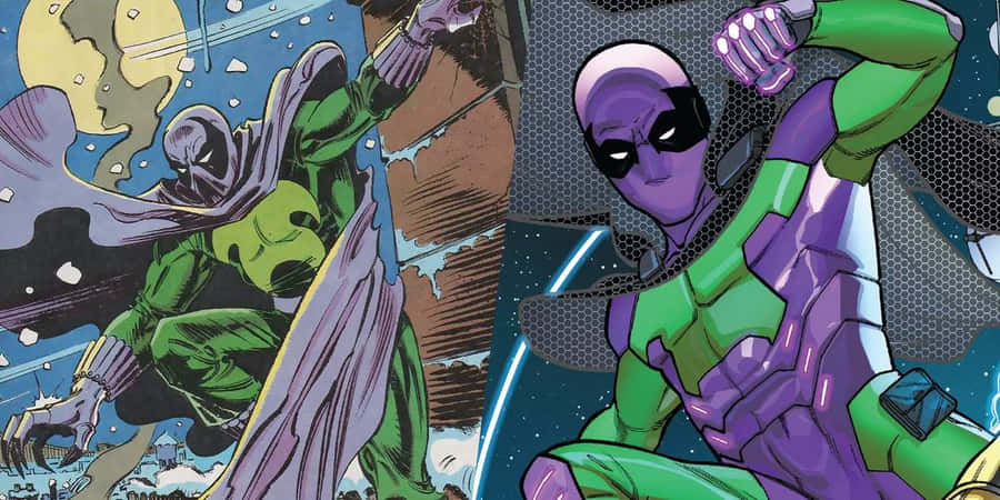 Prowler Comic Action Wallpaper