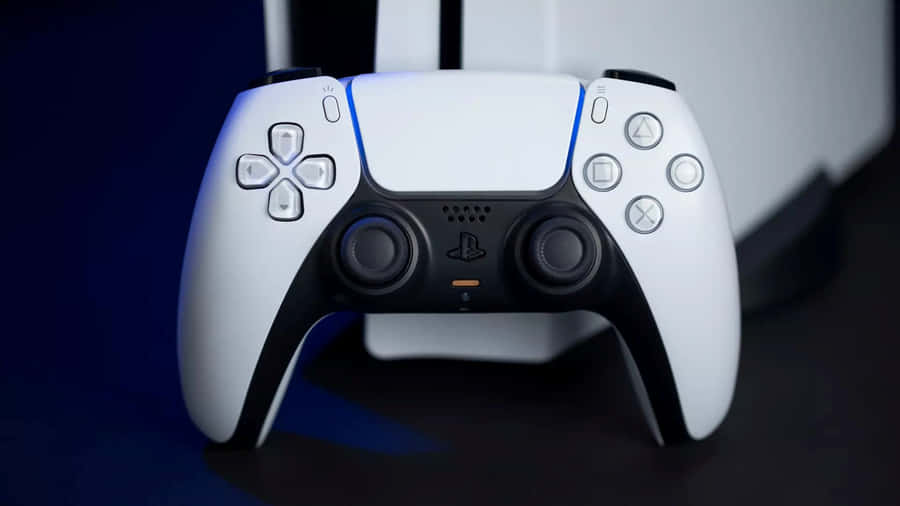 Ps5 Controller Front View Wallpaper