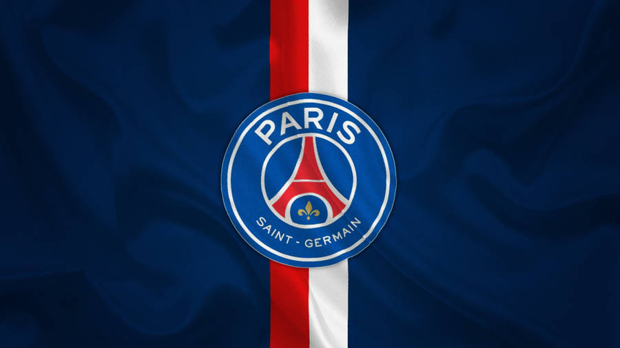 Psg Emblem Blue Silk Wallpaper