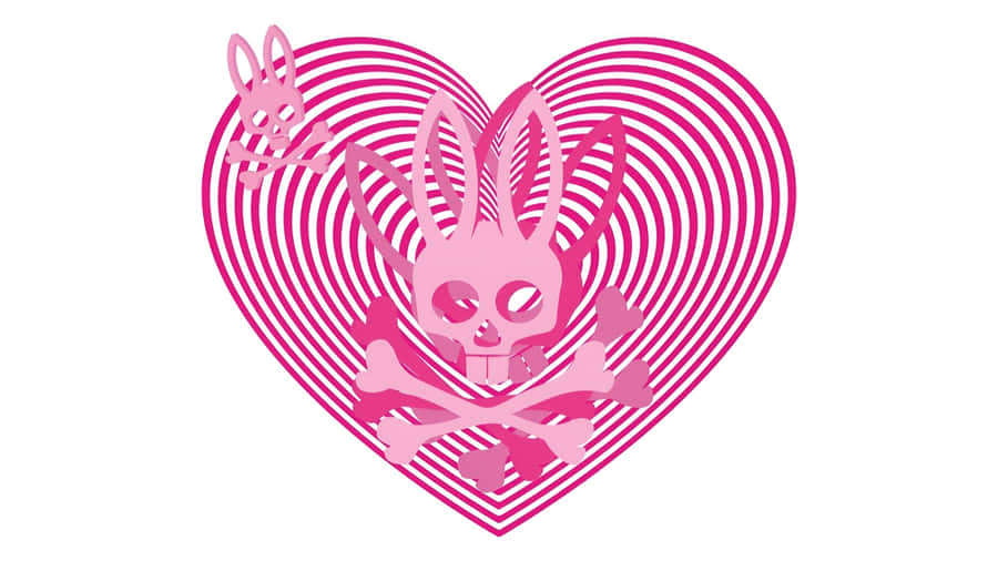 Psycho Bunny Heart Logo Wallpaper