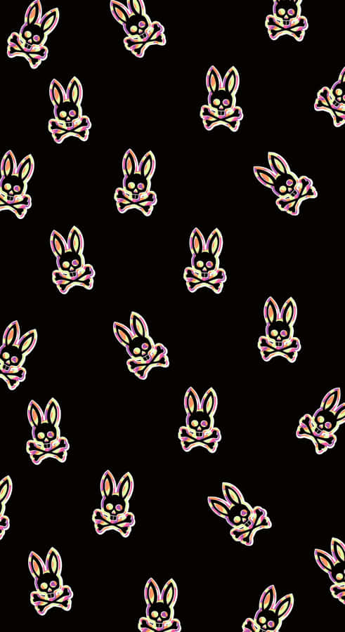 Psycho Bunny Signature Pattern Wallpaper