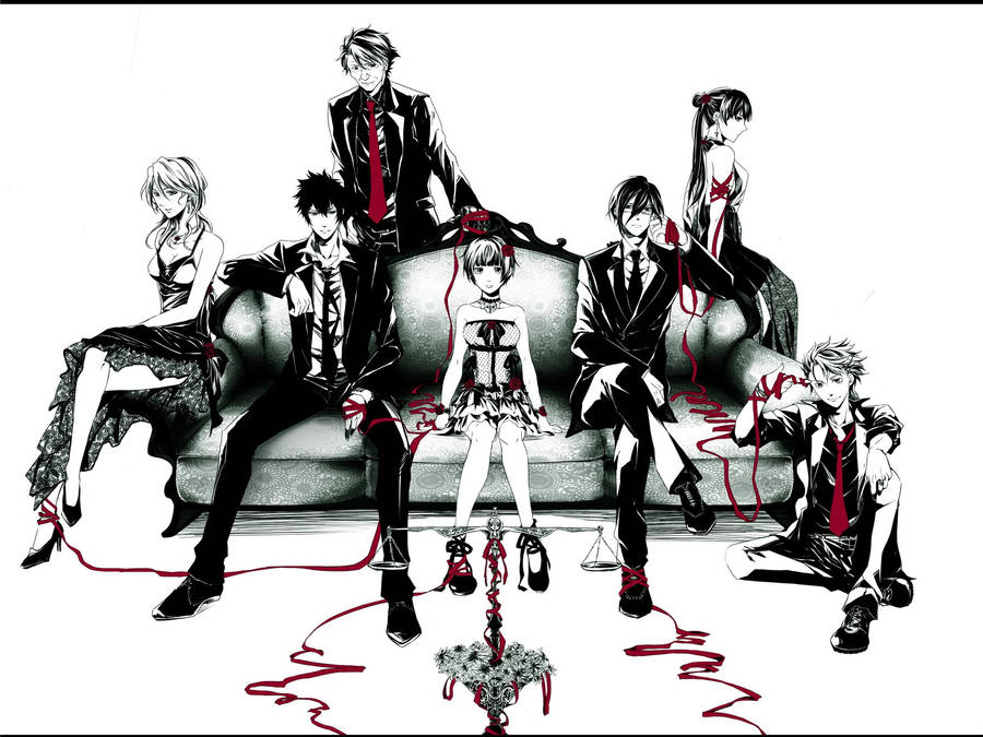 Psycho Pass Elegant Inspectors Wallpaper