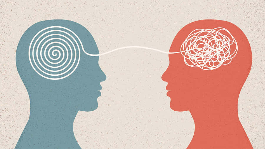 Psychosomatic Connection Illustration Wallpaper