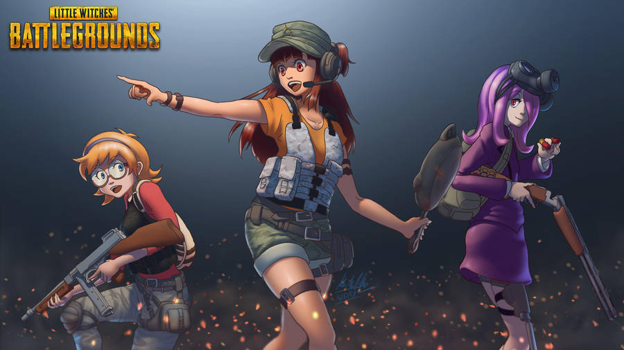 Pubg Anime Gaming Player Battlegrounds Wallpaper