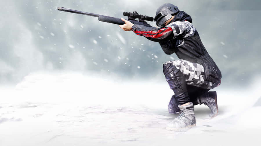 Pubg Guns - Intense Battle Action Wallpaper