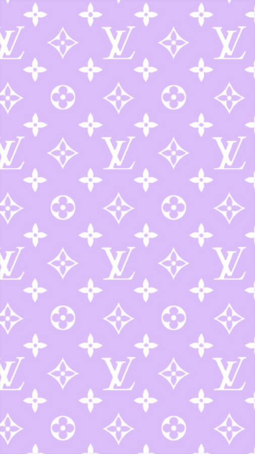 Purple Aesthetic Louis Vuitton Phone Wallpaper