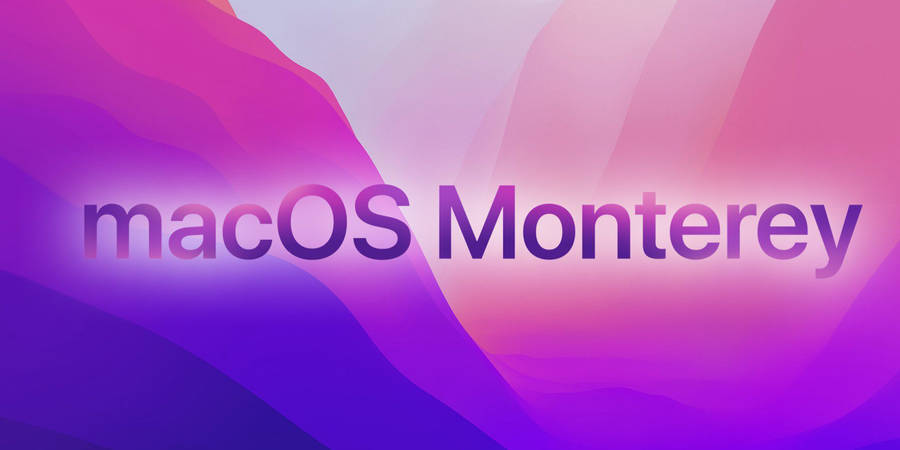 Purple Aesthetic Macos Monterey Wallpaper