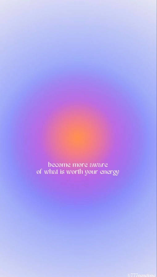 Purple And Orange Energy Aura Aesthetic Wallpaper