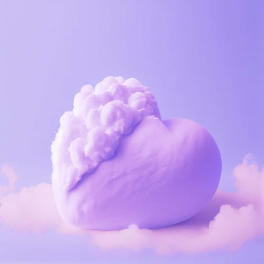 Purple Cloud Cotton Candy Wallpaper