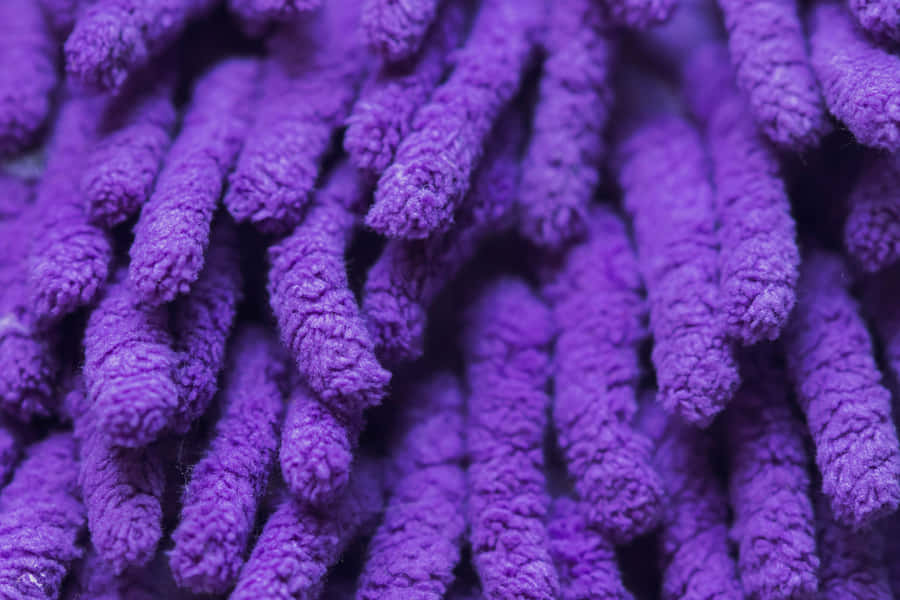 Purple Cotton Texture Closeup Wallpaper