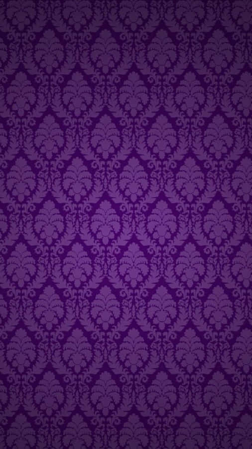 Purple Damask Wallpaper Vector Wallpaper