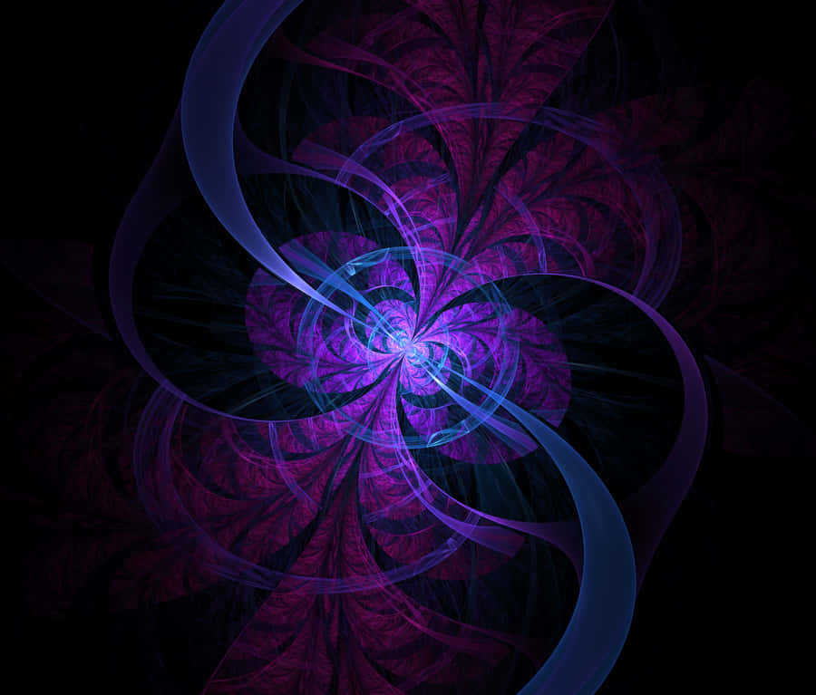 Purple Fractal Artwork Wallpaper