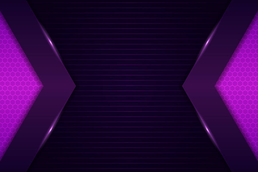 Purple Gaming Bordee Styke Art Desktop Wallpaper
