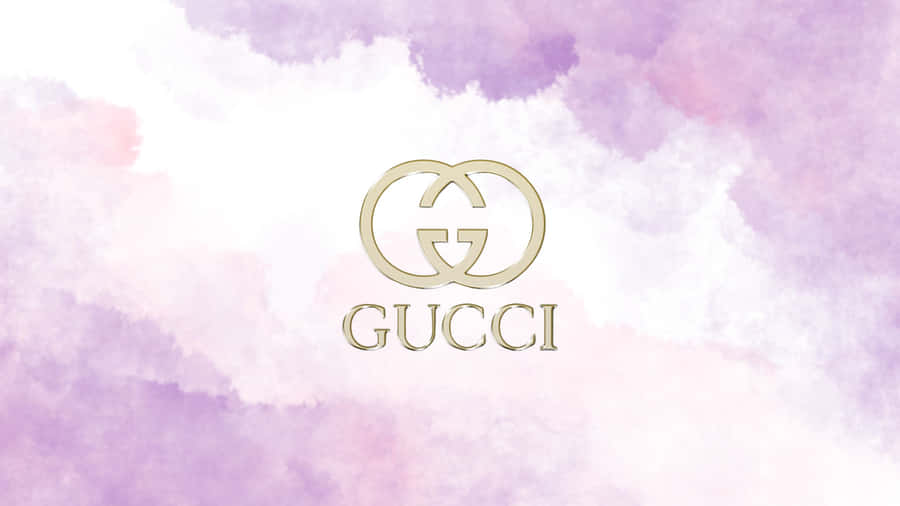 Purple Gucci Iconic Logotype Wallpaper