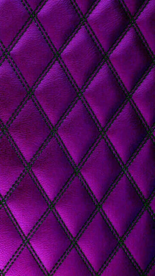 Purple Leather Texture Diamond Pattern Wallpaper