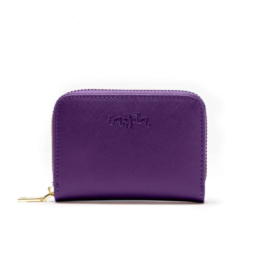 Purple Leather Wallet Product Image Wallpaper