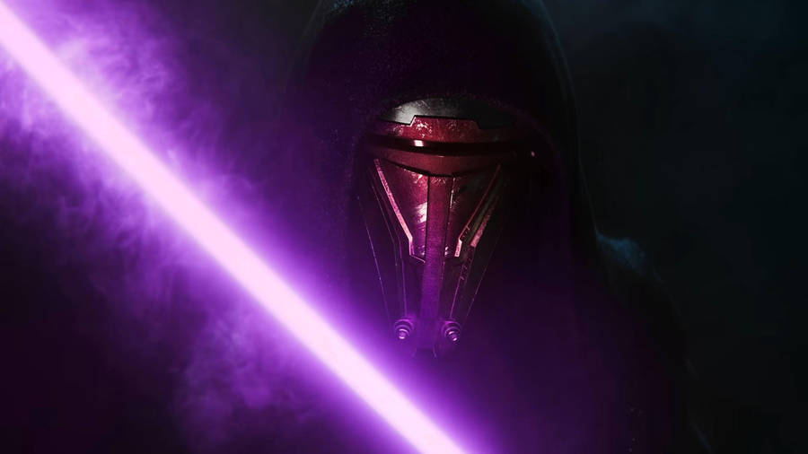 Purple Lightsaber Smoky Wallpaper