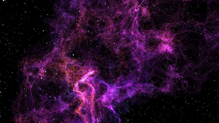 Purple Nebula Cosmic Backdrop Wallpaper