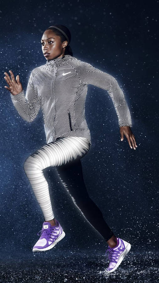 Purple Running Nike Iphone Wallpaper