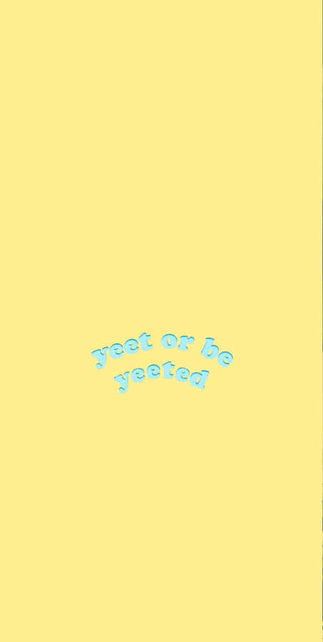 Push Your Limits In Yeet Or Be Yeeted Game Wallpaper