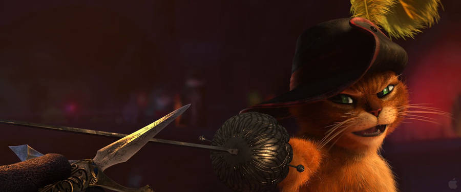 Puss In Boots Indomitable Wallpaper