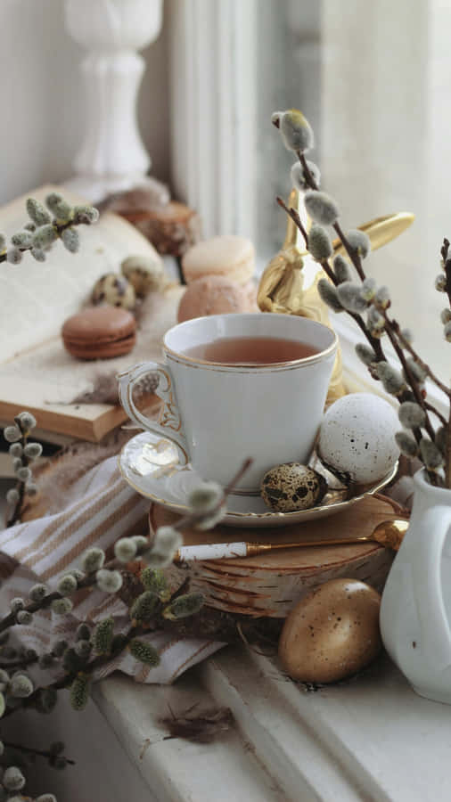 Pussy Willow Spring Decor Wallpaper