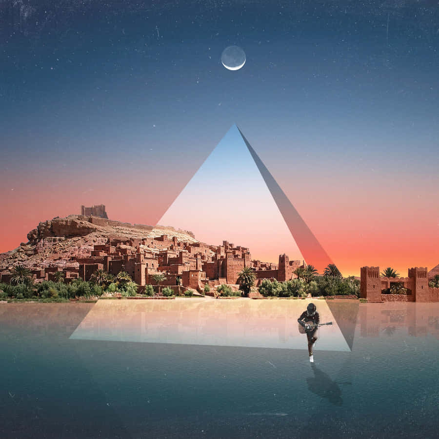 Pyramid Of The Moon Triangle Wallpaper