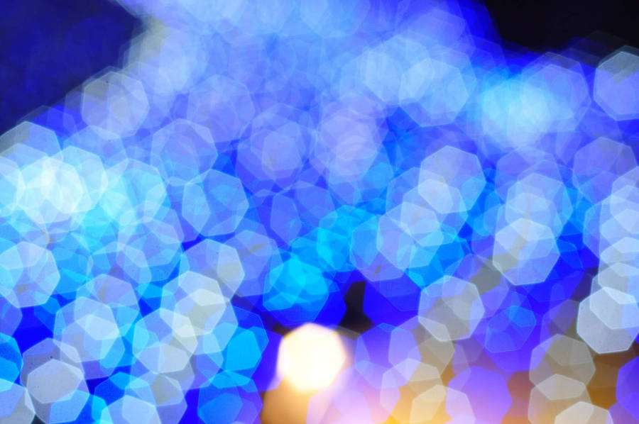 Qhd Hexagonal Bokeh Wallpaper
