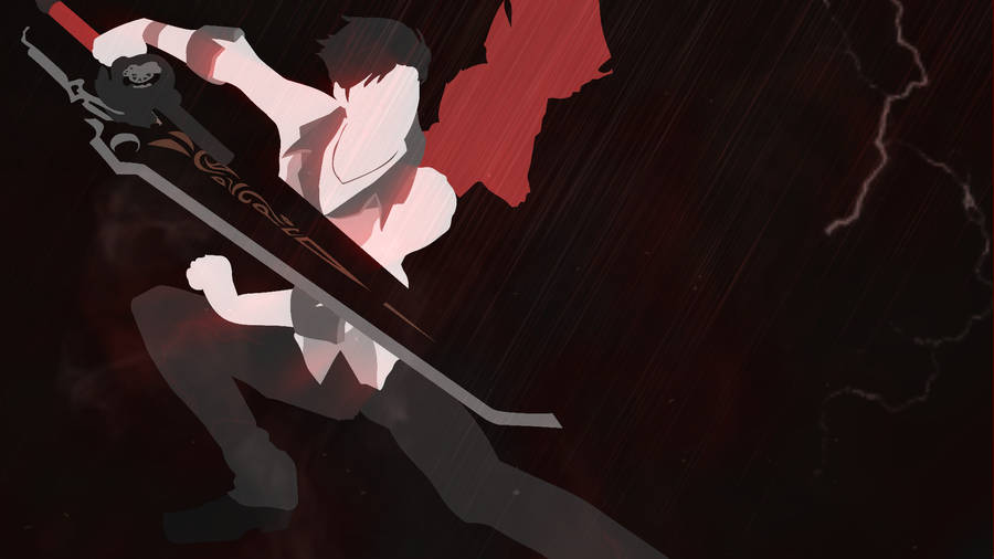 Qrow Branwen Serves As The Harbinger Of Rwby Wallpaper