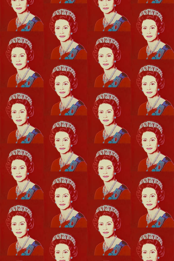 Queen Elizabeth Vector Art Wallpaper