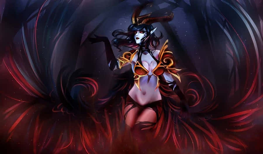 Queen Of Pain, Reigning Supreme In The Gaming World Wallpaper