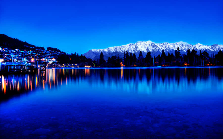 Queenstown Lake Wakatipu Twilight Wallpaper