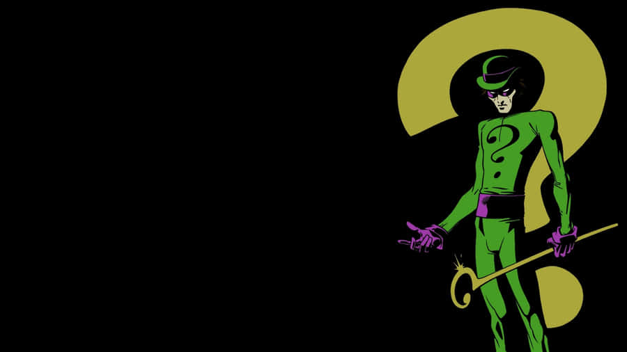 Question Mark Villain Illustration Wallpaper