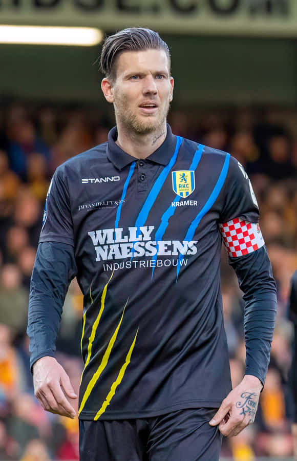 R K C Waalwijk Football Player In Action Wallpaper