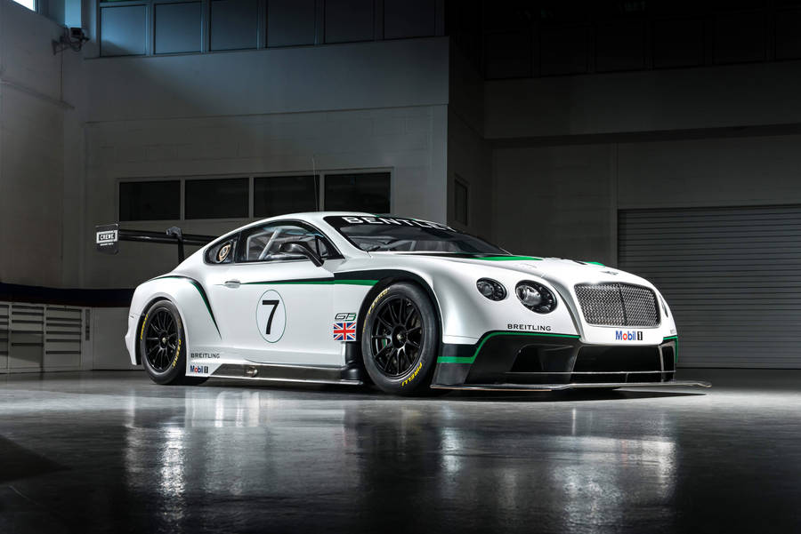 Racing The Streets In A Bentley Continental Gt3 Wallpaper