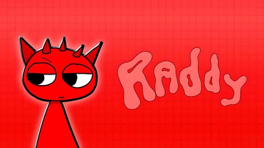 Raddy Character Art Wallpaper