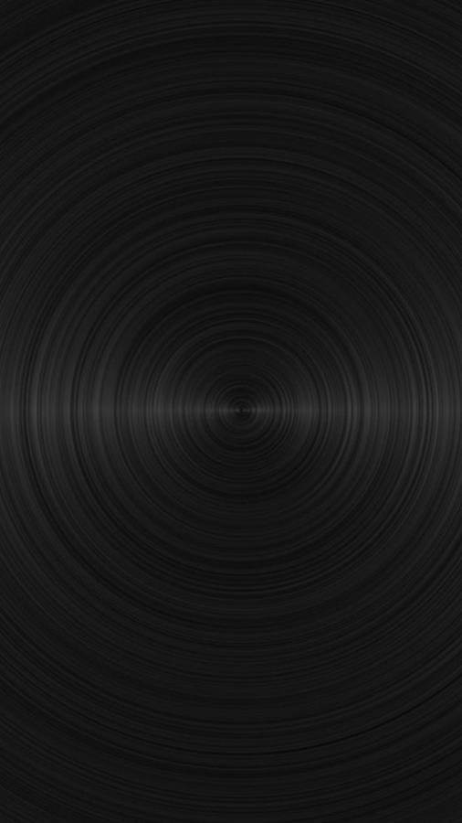 Radial Circles Pure Black Hd Phone Screen Wallpaper