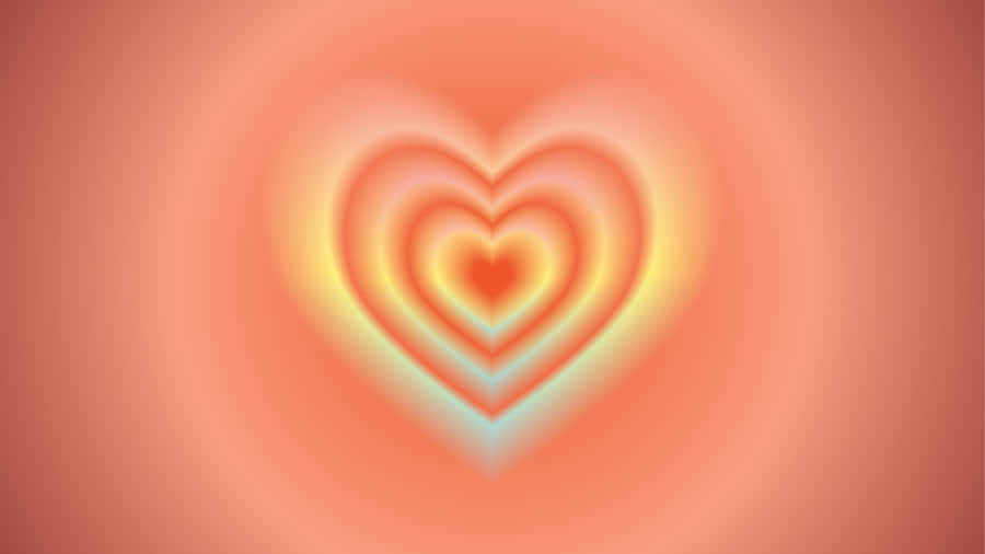 Radiant Heart Aura Wallpaper