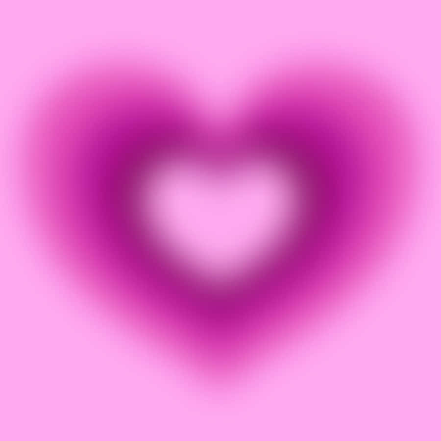 Radiant Heart Aura Background Wallpaper