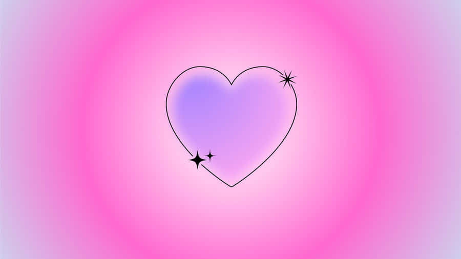 Radiant Heart Aura Wallpaper