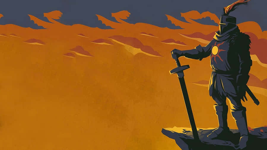 Radiant Knight Solaire Of Astora Wallpaper