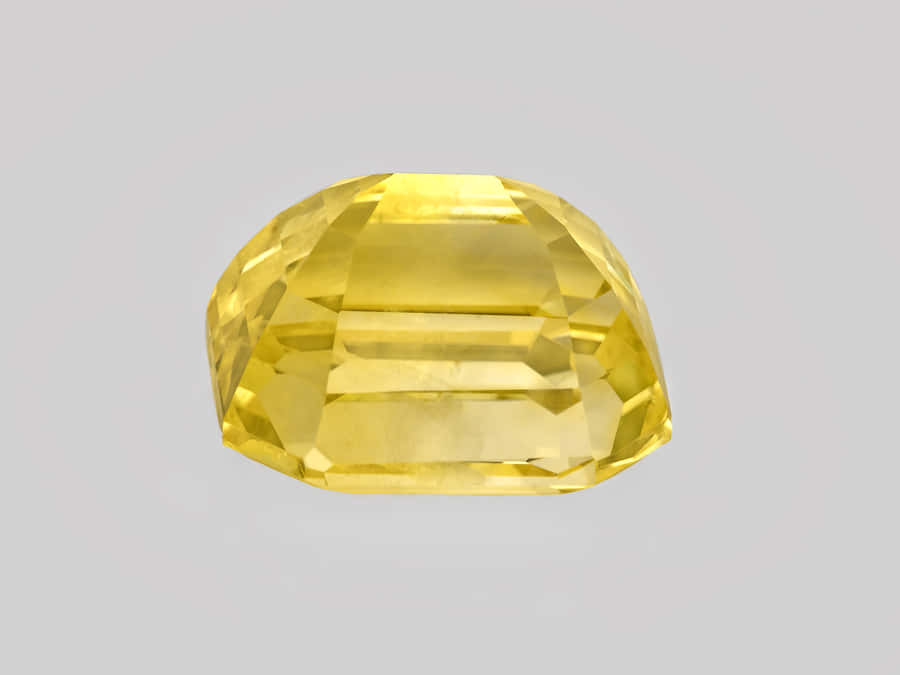 Radiant Yellow Sapphire Gemstone Wallpaper