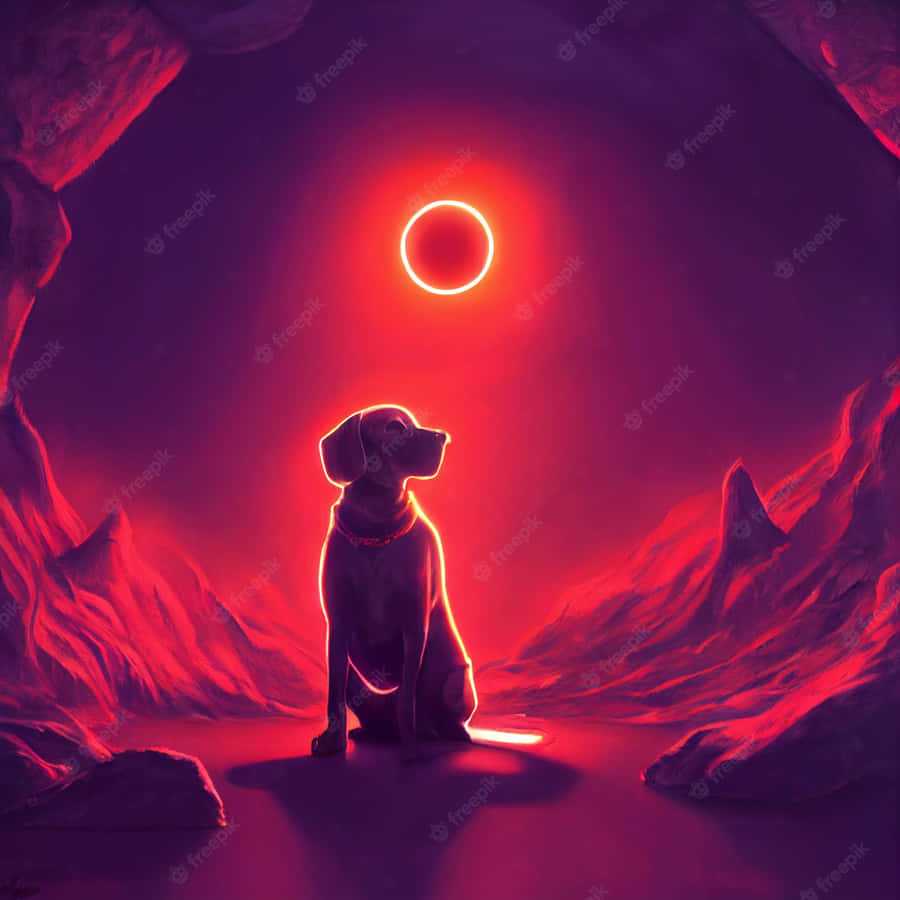 Radiate Your Beauty With This Pretty Wolf Wallpaper