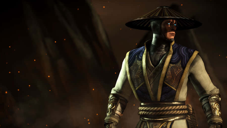 Raiden, The Thunder God In Mortal Kombat Wallpaper